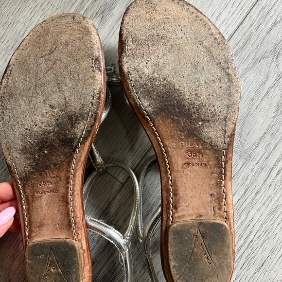 Prada silver sandals - Picture 6 of 6